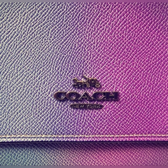 Coach Klare Ombré Rainbow Crossbody + Matching Zip Wallet | Authentic - Picture 4 of 10